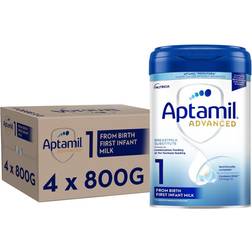 Aptamil Advanced 1 First Infant Baby Milk Powder 800g Pack 4