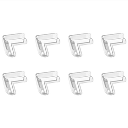 Typecat 8PCS Transparent Anti Collision Angle PVC Pad