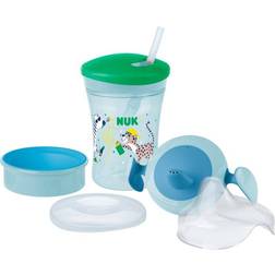 Nuk Drinking Set 230ml Green/Blue