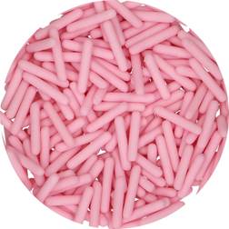 Funcakes Cake Sprinkles Sugar Sticks XL Matt Pink Kakepynt