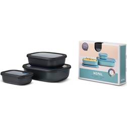 Mepal Cirqula Nordic Black Matlåda 3st
