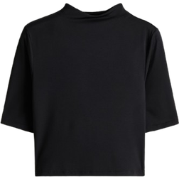 H&M Turtleneck Microfibre Top - Black