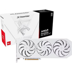 Powercolor Hellhound Spectral White AMD Radeon RX 9070 XT 3xDP HDMI 16GB GDDR6