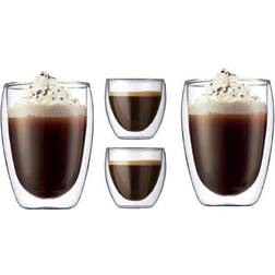 Bodum Pavina Double Wall Latteglas 4st