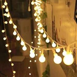 Shein 1pc, 1.5m/10LED, 3m/20LED, 6m/40LED, 10m/80LED Fairy String Lights Suitable For Bedroom, Tent, Wedding Party, Christmas, Balcony, Valentine's Day Decoration String Light 10 Lamps