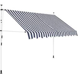 vidaXL 43222 - Blue and White Stripes 300x120cm
