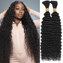 Shein Deep Wave Bulk Human Hair Extensions 18 Inch