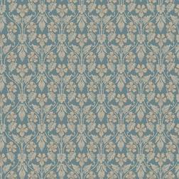 Boråstapeter Art Nouveau Tapete Nora von Boras 4535 blau