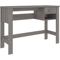 vidaXL Hamar Light Grey Writing Desk 40x110cm
