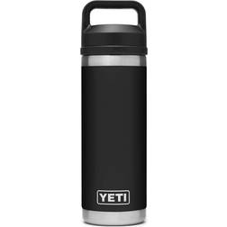 Yeti Rambler with Chug Cap Black Water Bottle 53.2cl