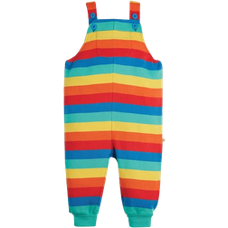 Frugi Parsnip Dungaree - Rainbow Stripe