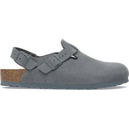 Birkenstock Tokio Suede Leather - Basalt Gray