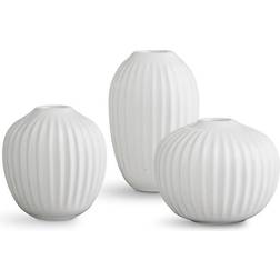 Kähler Hammershøi White Vase 8.5cm 3pcs