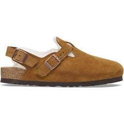 Birkenstock Tokio Shearling Suede Leather - Mink