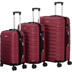 Juskys Rom Set of 3 - Red