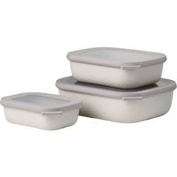 Mepal Cirqula Nordic Black Food Container 3pcs