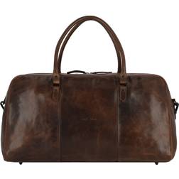 Greenburry Newport Weekender Travel Bag Leather - Brown