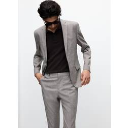 H&M Slim Fit Jacket - Dark Beige