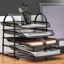 Shein Mesh Desk Organiser 4 Tier Letter Tray