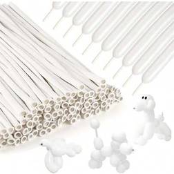Shein 50Pcs White Long Magic Balloons