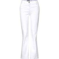 Cecil Damen Bootcut Jeans - Weiß