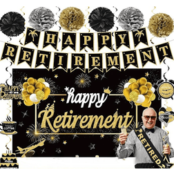 Shein Happy Retirement Party Decorations Kit