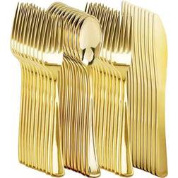 Shein 100pcs 50 Forks 25 Knives 25 Spoons Cutlery Set