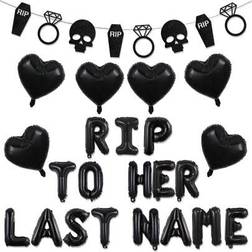Shein 23Pcs Gothic Bachelorette Party Decoration