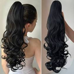 Shein Claw Ponytail Extension 22 Inch Black Color