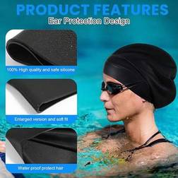 Shein Adult Silicone Waterproof Swimming Cap