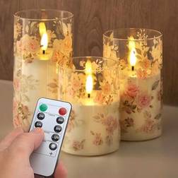 Shein Flameless Battery Operated Candles LED Candle 3pcs