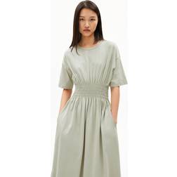 Armedangels Damen Jerseykleid Bio Baumwolle - Hellgrün