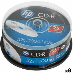 HP 700 MB CD-R 52x 8 Pack