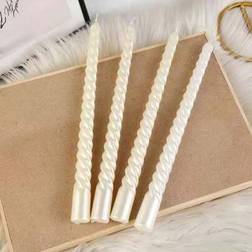 Shein 4pcs 2.0 x 25 cm Screw Thread Sticks Candle
