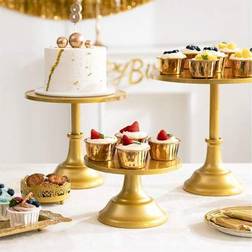 Shein 3-Piece Gold Set 8 10 12 Inch Cake Stand