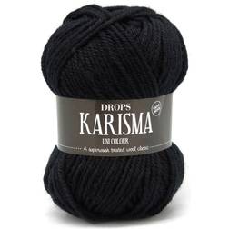 Drops Design Karisma Uni Colour Black 100m