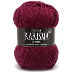 Drops Design Karisma Uni Colour Mörk Gammalrosa 100m