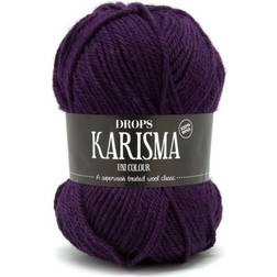 Drops Design Karisma Uni Colour Dark Purple 100m