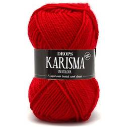Drops Design Karisma Uni Colour Red 100m