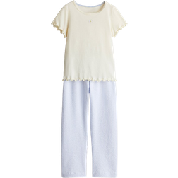 H&M Meisjes Tricot Pyjama - Blauw