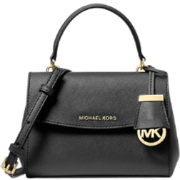 Michael Kors Ava Extra Small Saffiano Leather Crossbody Bag - Black