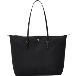 Lauren Ralph Lauren Keaton Medium Nylon Tote Bag - Black