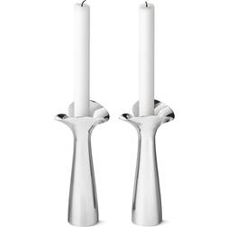 Georg Jensen Bloom Botanica Silver Fyrfadsstage 20cm 2stk