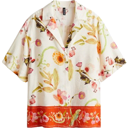H&M Loose-Fit Resort Shirt - White