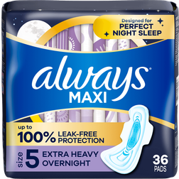 Always Maxi Extra Heavy Overnight Size 5 36-pack