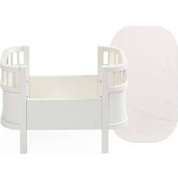 Sebra Classic Doll Bed with Mattress White