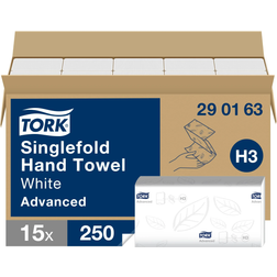 Tork Advanced H3 Håndklædeark 2-lags - 15 pakker