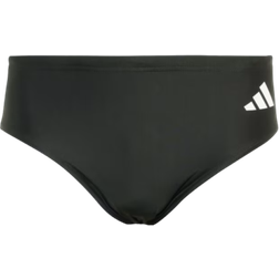 adidas Men 3-Stripes Swim Trunks - Black/White
