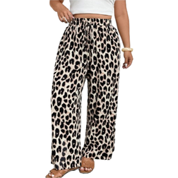 Shein Plus Size Leopard Print Pants - Summer