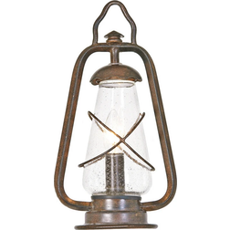 Elstead Lighting Miners Bronze/Transparent Gate Lamp 37cm